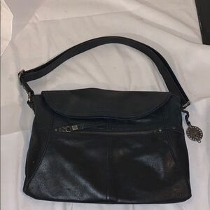 The Sak black leather crossbody bag